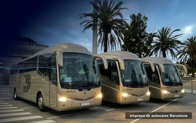 Autocares Solé, empresa de autocares en Barcelona