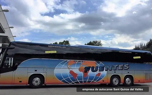 Autocars Fuentes, empresa de autocares en Sant Quirze del Vallès