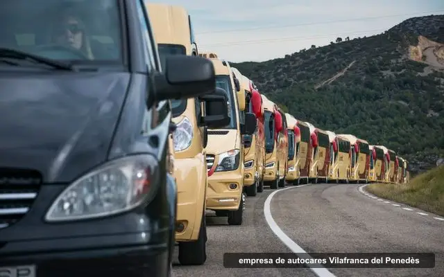Autocars Vendrell, empresa de autocares en Vilafranca del Penedès