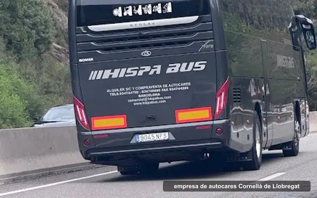 Hispabus S A, empresa de autocares en Cornellà de Llobregat