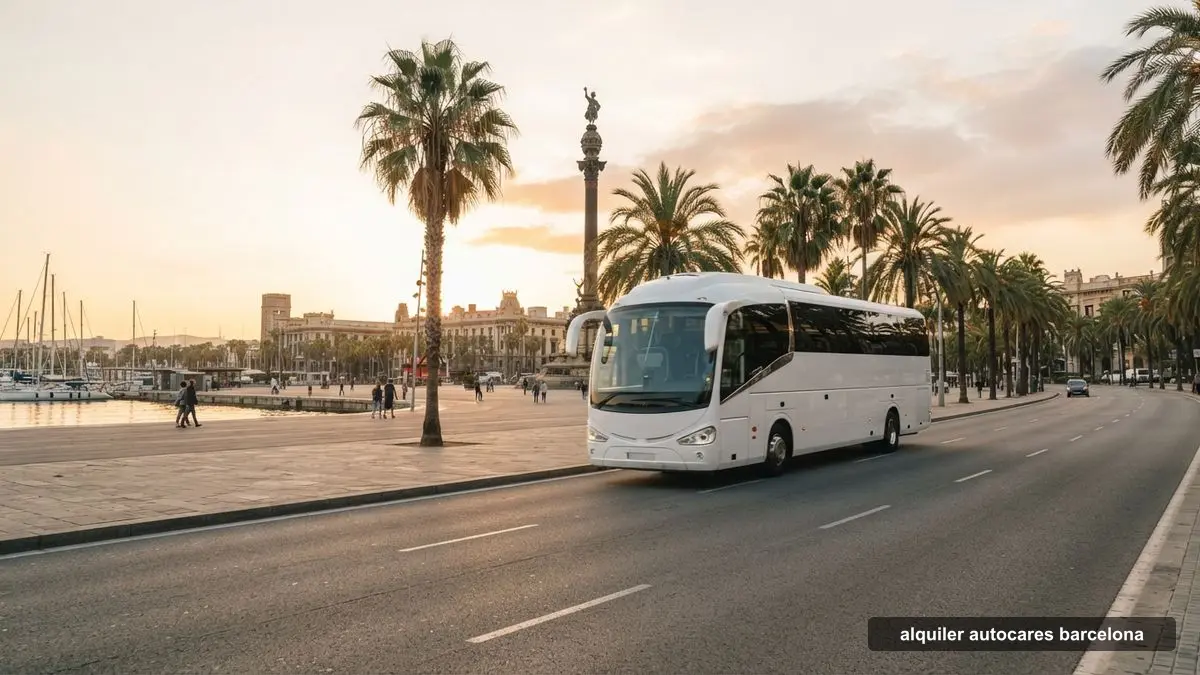 Alquiler de autocares en Barcelona