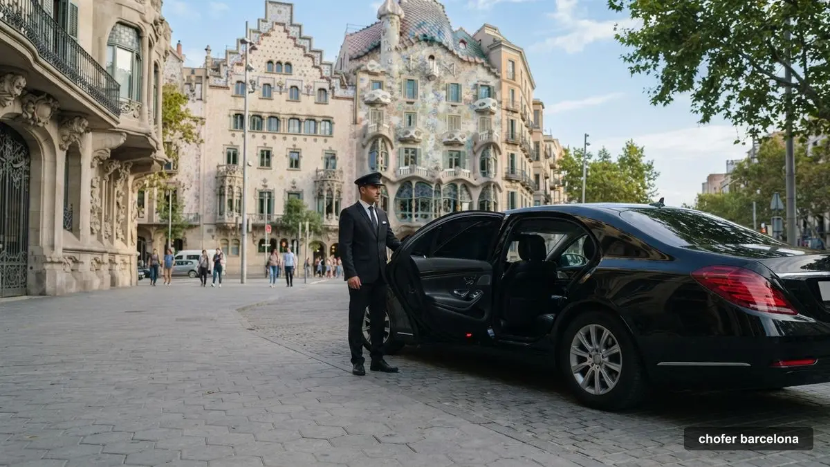 Chofer en Barcelona: coche con conductor y chófer privado