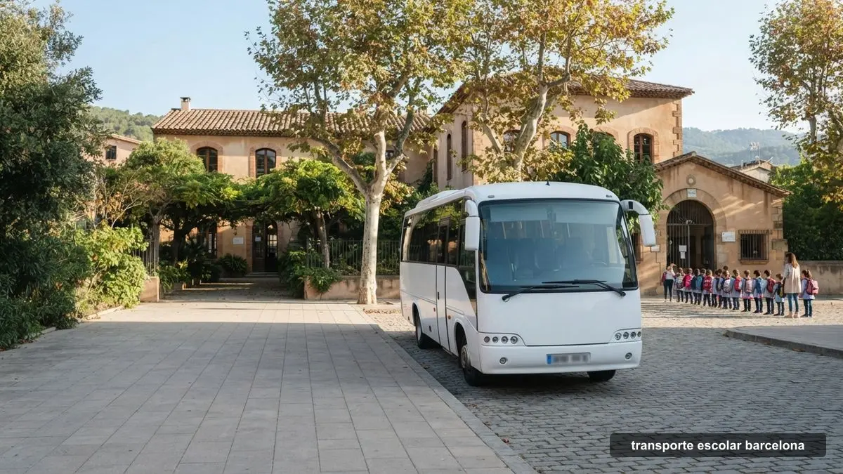 Transporte escolar en Barcelona